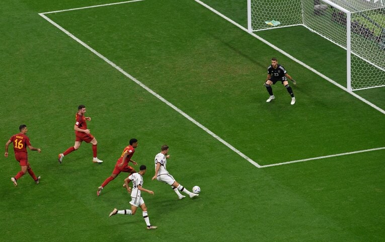 ドイツ・フュルクルクのゴール（3/8）　©Kazuo Fukuchi/JMPA