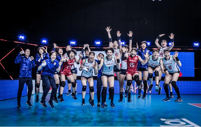 VNLロシア戦　©︎FIVB