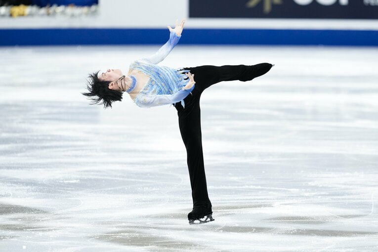 2021-2022シーズンのショートプログラム『序奏とロンド・カプリチオーソ』　©Asami Enomoto