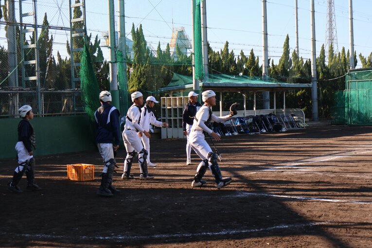 大冠高校の練習風景　©︎Fumi Sawai