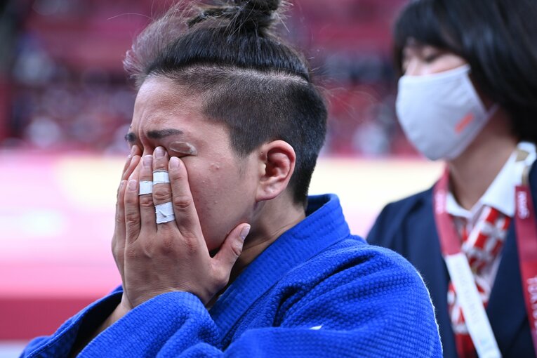 東京五輪で銀メダルを獲得した渡名喜　©JMPA