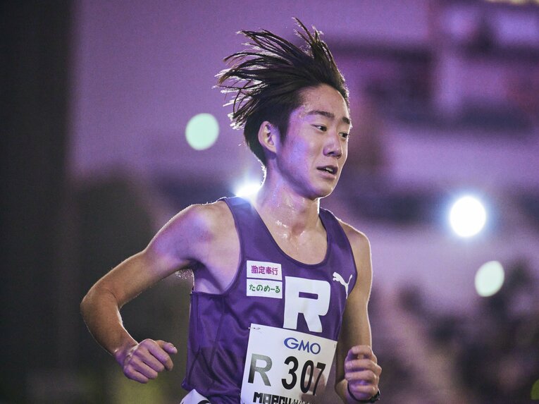 MARCH対抗戦4組に登場した立教大・馬場賢人（3年）　©Yuki Suenaga