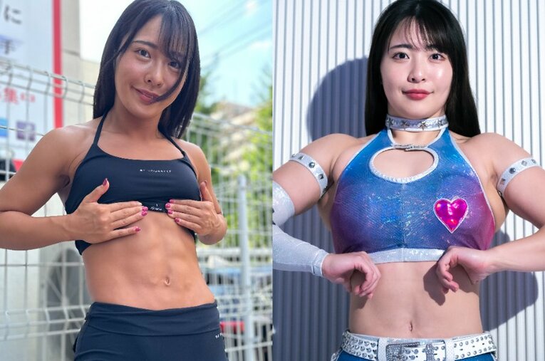 ボディコンテストに向け最大時から約12キロの減量を行ったちゃんよた。右写真は今年2月撮影 ／ photograph by L)Norihiro Hashimoto、R)Takuya Sugiyama