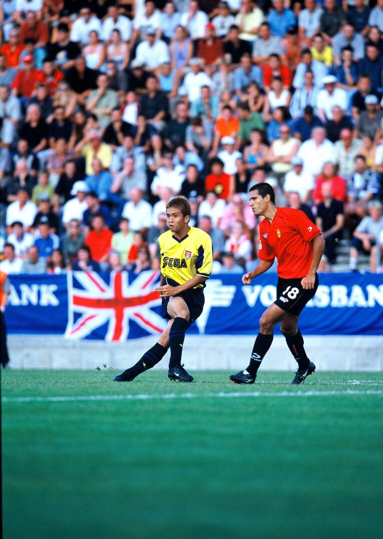 アーセナル時代の稲本潤一　©Naoya Sanuki