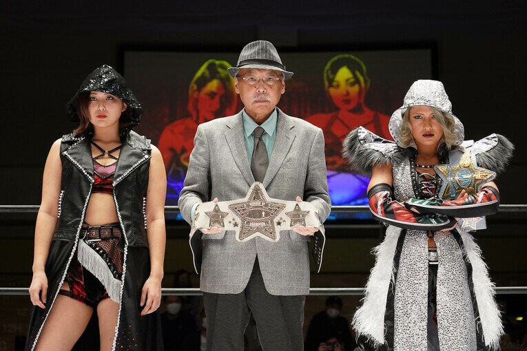 ジュリアの白いベルトに挑んだひめか。2020年10月29日、後楽園ホール