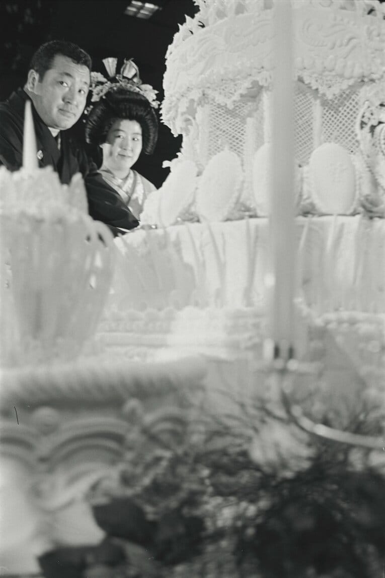 1963年6月5日、力道山と敬子さんの結婚式　©BUNGEISHUNJU