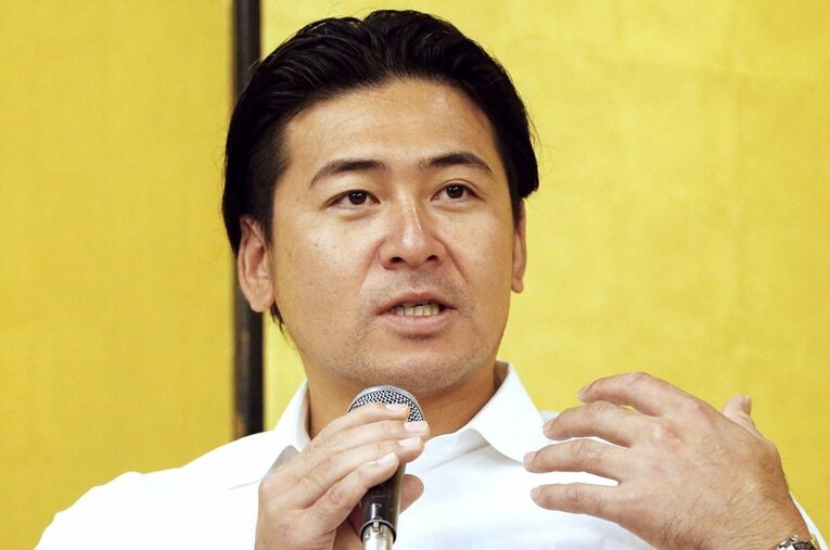 日本プロ野球選手会の会長を務める會澤翼（広島） ／ photograph by KYODO