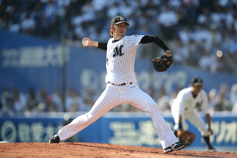 度重なる怪我にも心折れず闘い続けた　©︎Chiba Lotte Marines