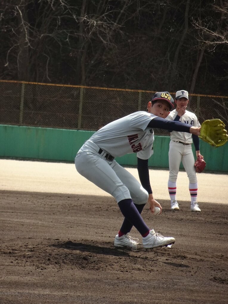 センバツで注目された石戸颯汰（浦和実）　©Yuji Yanagawa