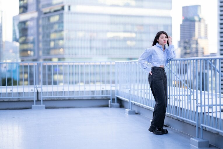 マリーゴールドのプロレスラー・橘渚　©Shiro Miyake