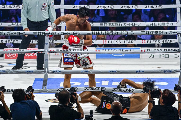 中谷潤人vs.ペッチ・ソー・チットパッタナ（WBC世界バンタム級タイトルマッチ）©Takuya Sugiyama