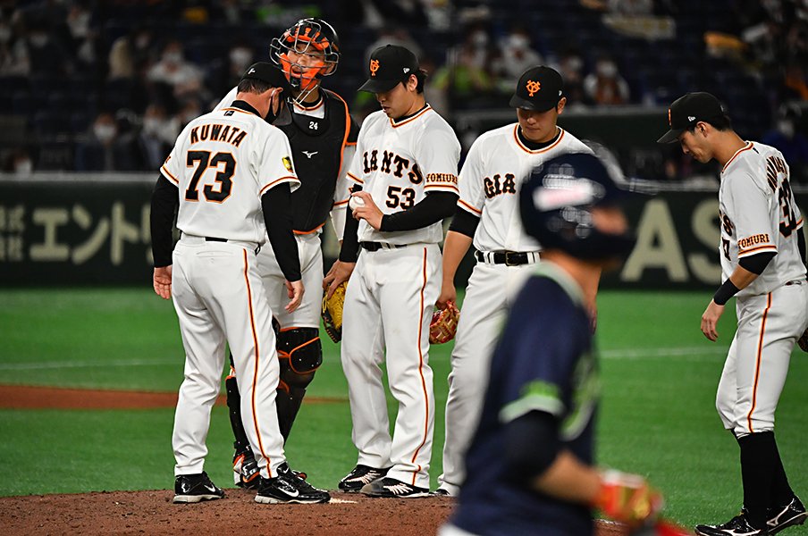 巨人投手陣に 桑田革命 が進行中 Qs率が急上昇 46 7 79 2 原監督は 意識を植え付けた プロ野球 Number Web ナンバー