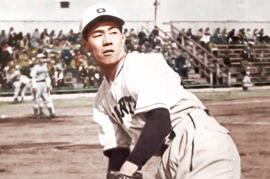 沢村栄治の“速球伝説”を検証…なぜ打者は「胸元までホップする」「球が二段階に浮き上がる」と“錯覚”したのか<Number Web> photograph by Digital Mix Company.