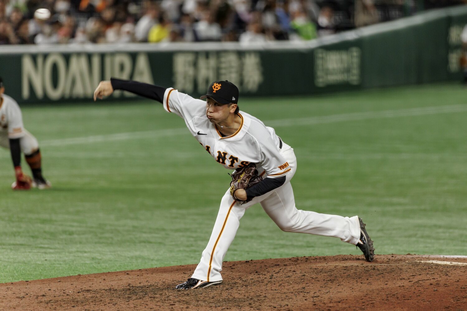 直江の今季の投球フォーム　©︎Kiichi Matsumoto