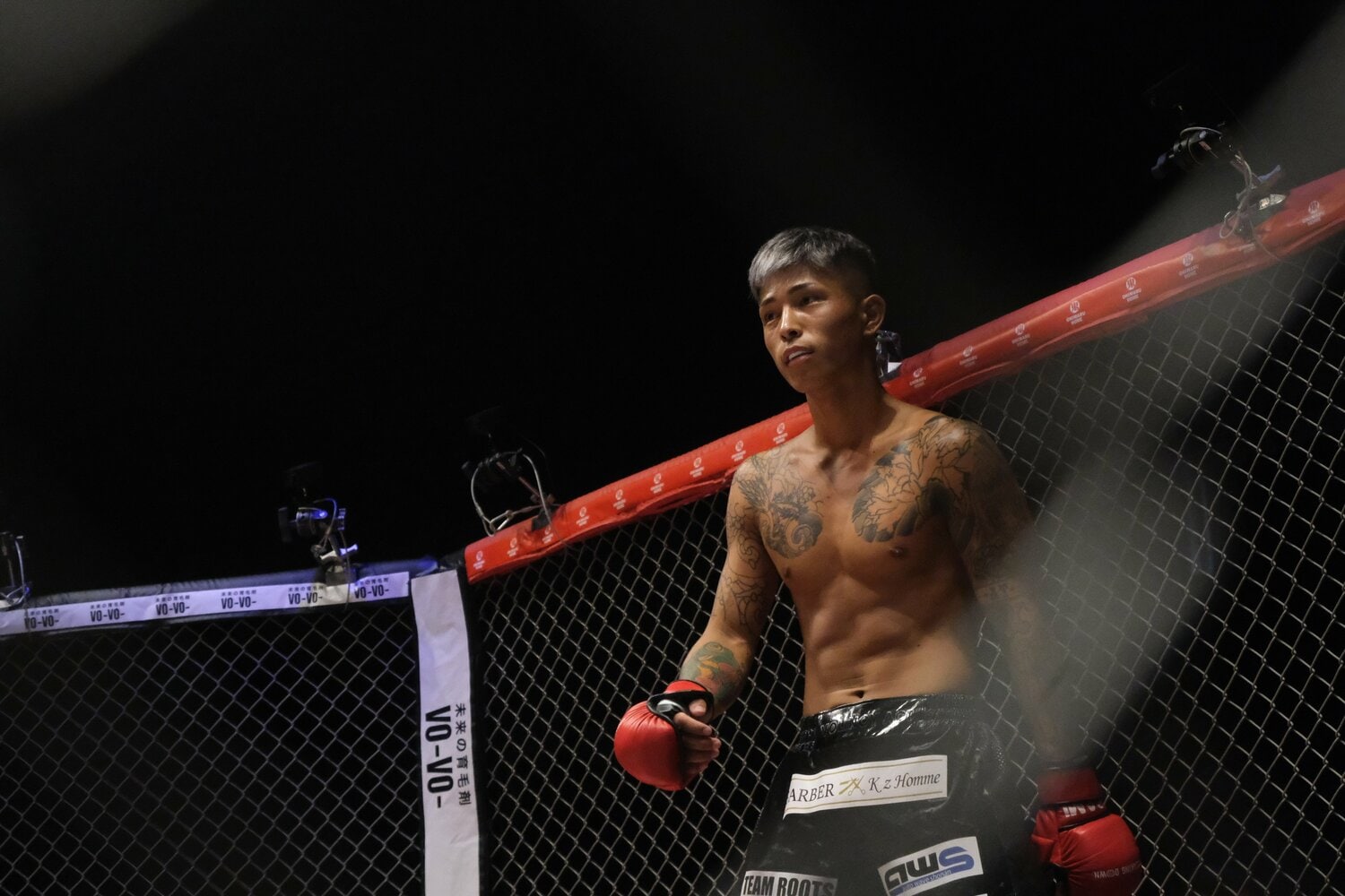 ゴング直前の外枦保。入場時から「スイッチ」が入った状態だった　©Norihiro Hashimoto