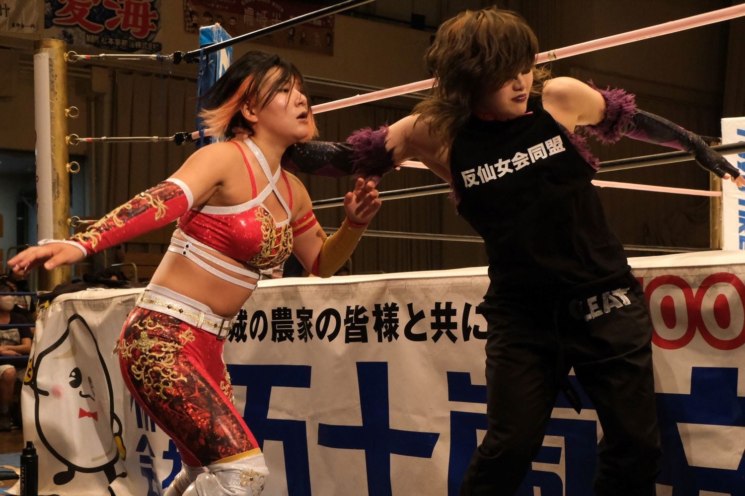 セミファイナルは岩田美香＆愛海vs.響＆アンドラス宮城©Norihiro Hashimoto