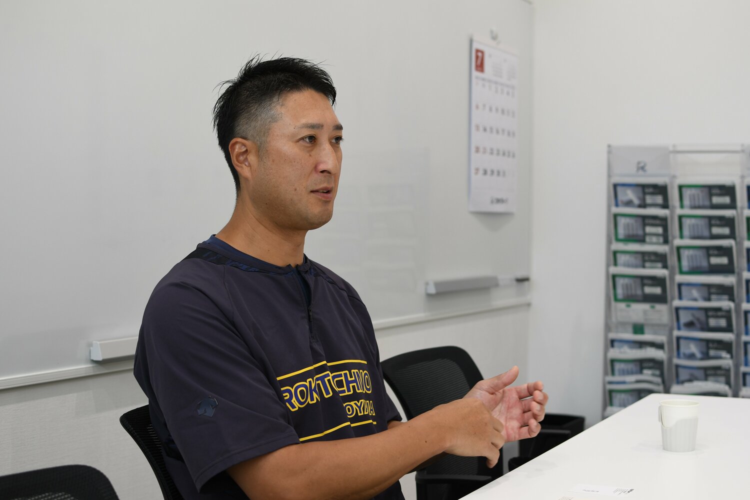 インタビューに答える現在の藤田太陽氏　©NumberWeb