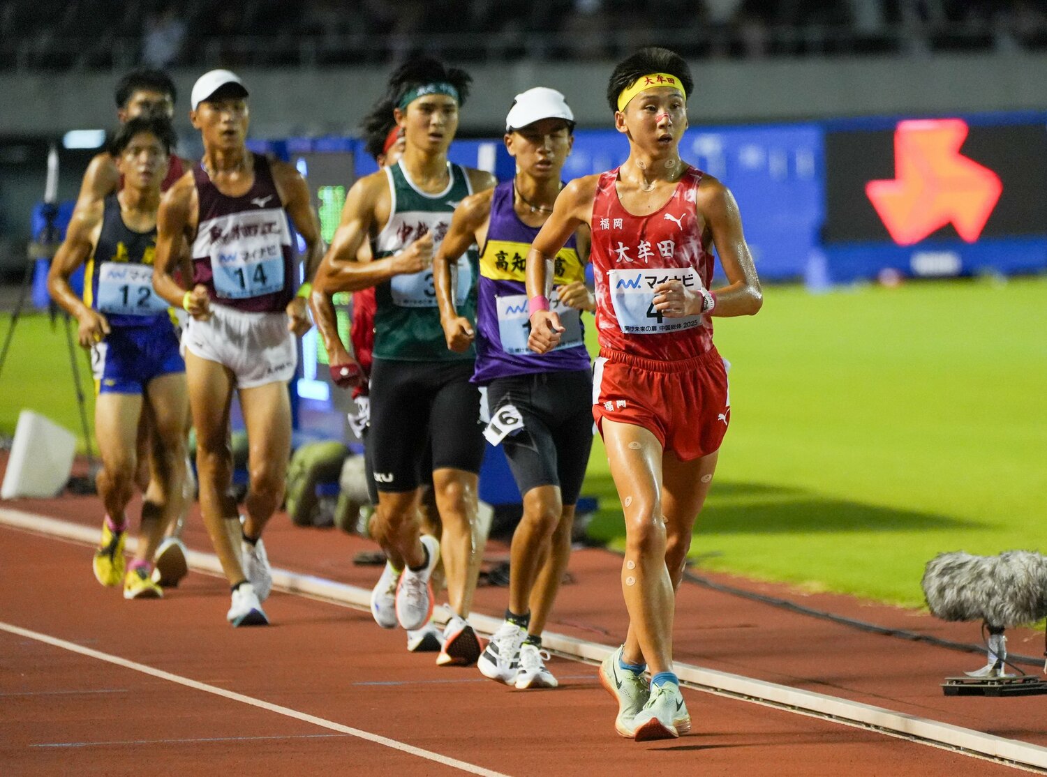 一時はインターハイでレースを引っ張る積極性も見せた佐々木　©Satoshi Wada