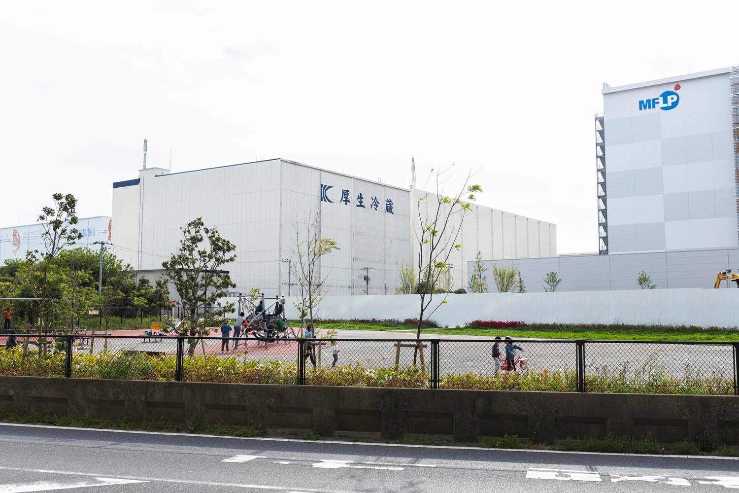 このあたりが船橋オートレース場があった一角である