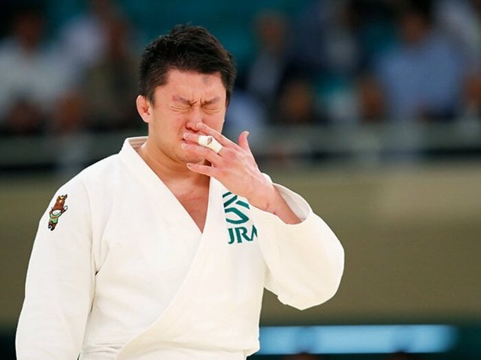 全日本柔道で執念の復活優勝。最重量級・原沢久喜が流した涙。<Number Web> photograph by AFLO