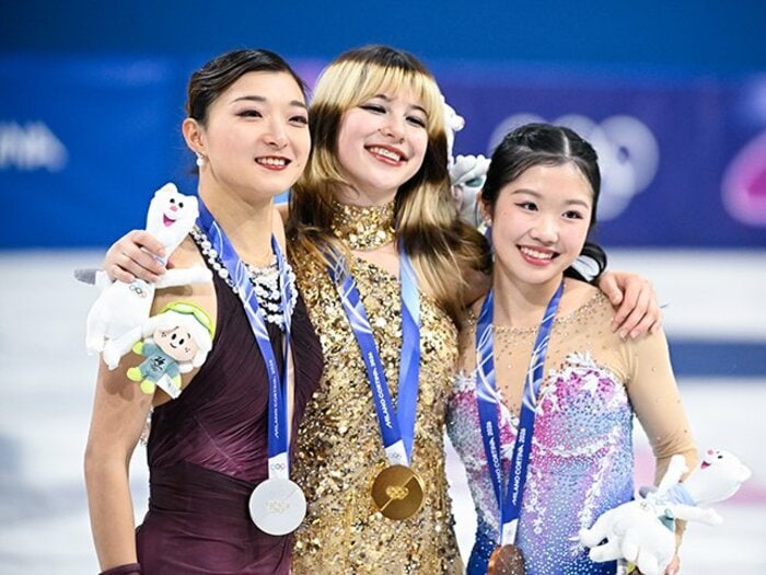 「最も美しい光景の一つだ」冬季五輪“ブラジル史上初の金メダル”級に同国記者が感動したのは…「アリサ・リュウと中井亜美のハグ」だった＜Number Web＞ photograph by Asami Enomoto/JMPA