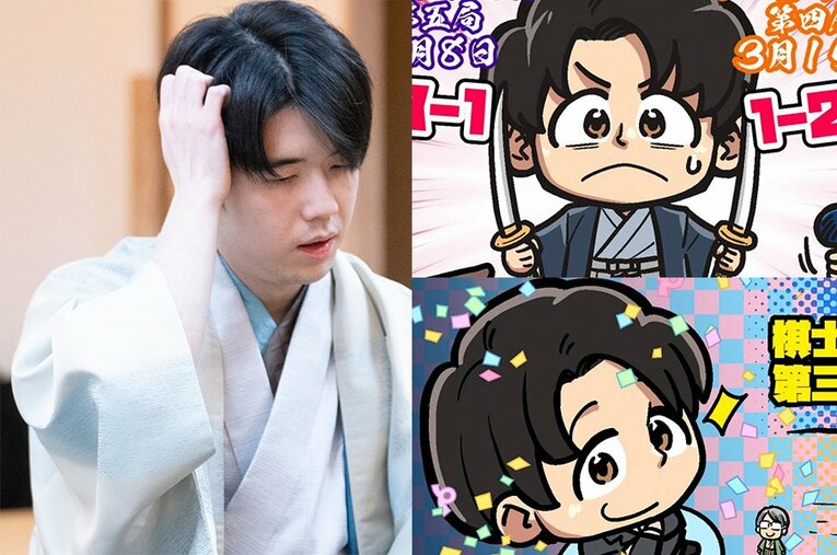 毎月恒例の将棋ハイライト。イラストは関連記事からご覧になれます！ ／ photograph by Keiji Ishikawa,Junsei Chida