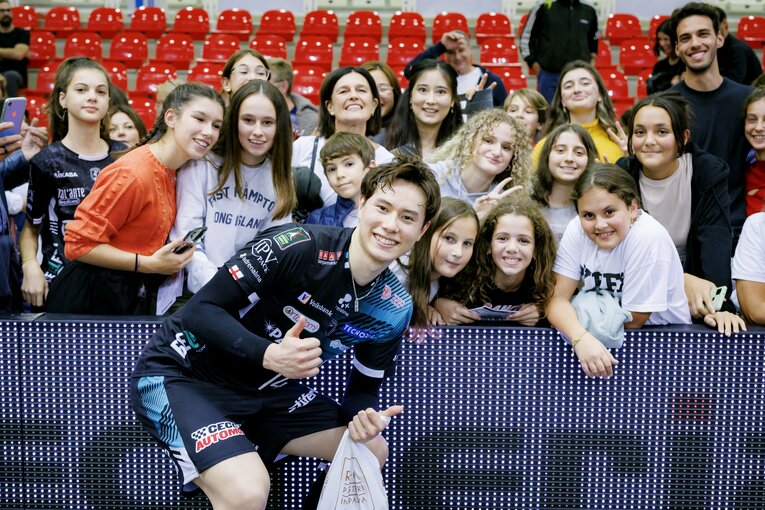 「嬉しかった」と語ったファンとの交流。クラブのイベントにも積極的に参加した　©︎Kiichi Matsumoto