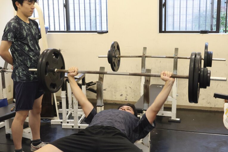 昨年から7キロ増量して現在は186cm、92kgの体躯を誇る吉満　©Fumi Sawai