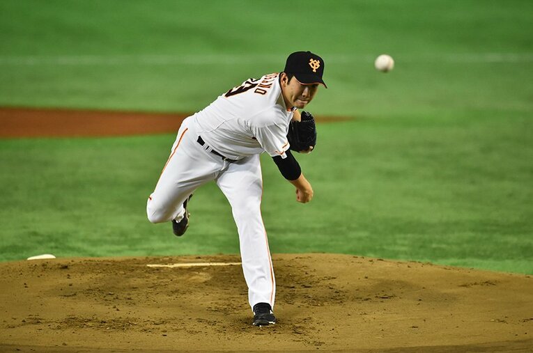 好投し続けた菅野