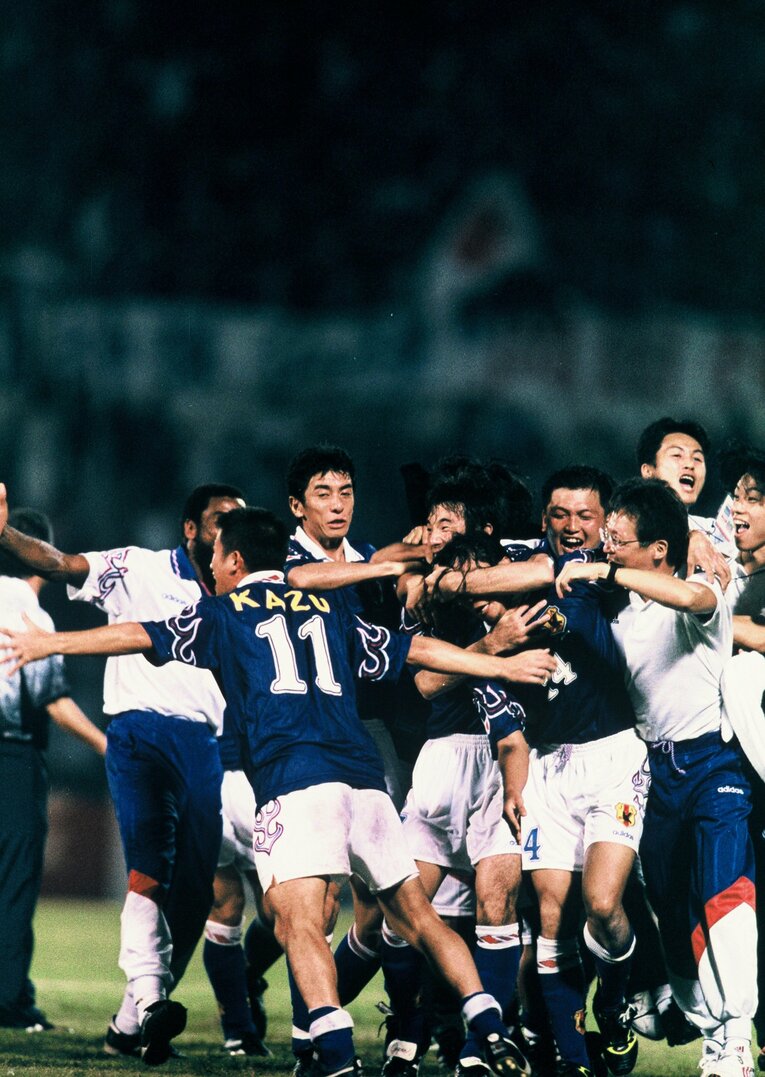 『ドーハの悲劇』の4年後、サッカー日本代表はジョホールバルで歓喜の瞬間を迎えた　©BUNGEISHUNJU