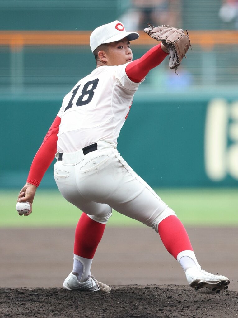 秋大会は初戦で智弁学園と再戦。エースの杉本に完封され、リベンジされた　©JIJI PRESS