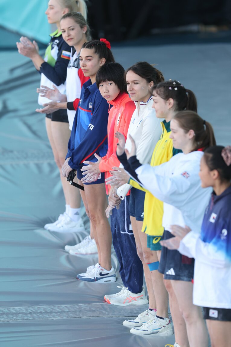 決勝進出者のなかで森が最も背が低かった　©Tetsuya Higashikawa/JMPA