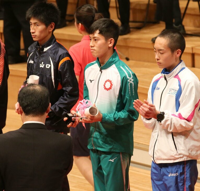 埼玉・花咲徳栄高時代は非駅伝強豪校ながら都道府県男子駅伝の4区で区間新記録。一躍、有名選手の仲間入りを果たした　©NIKKAN SPORTS