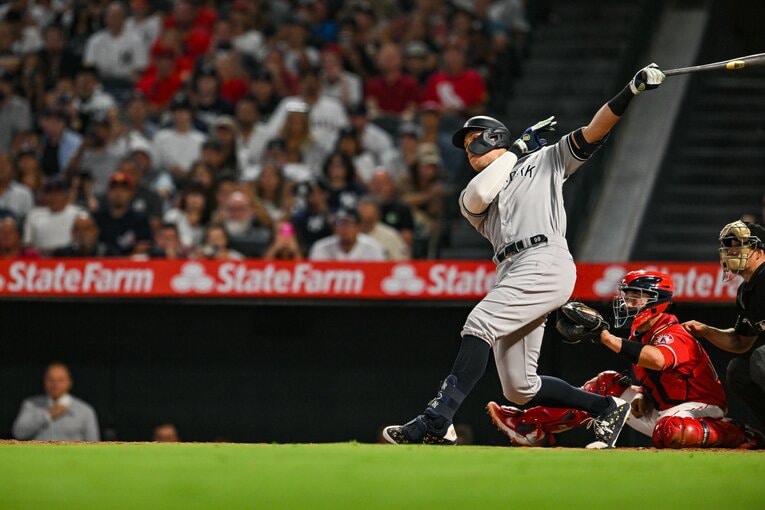 8月29日、ヤンキースのアーロン・ジャッジも大谷翔平に負けじと今季50号をマーク（5枚目／全8枚）©Nanae Suzuki