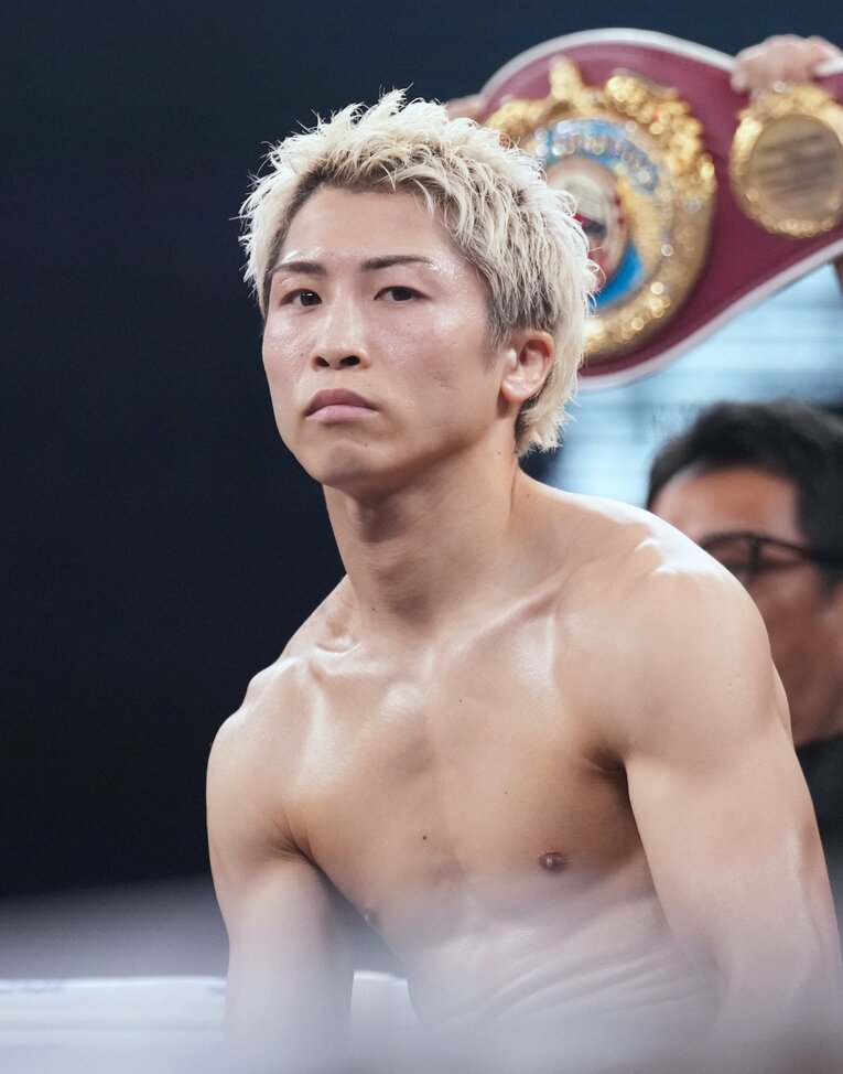 試合開始直前の井上尚弥　©Naoki Fukuda