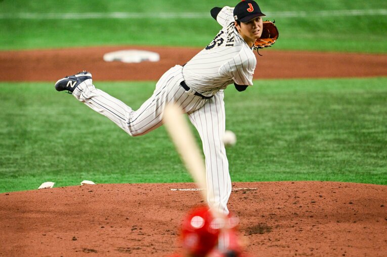 2023年WBC中国戦での大谷翔平 ／ photograph by Nanae Suzuki