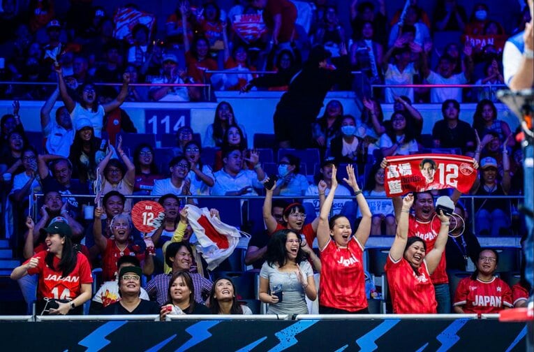バレーボール世界選手権・カナダ戦　©︎Volleyball World