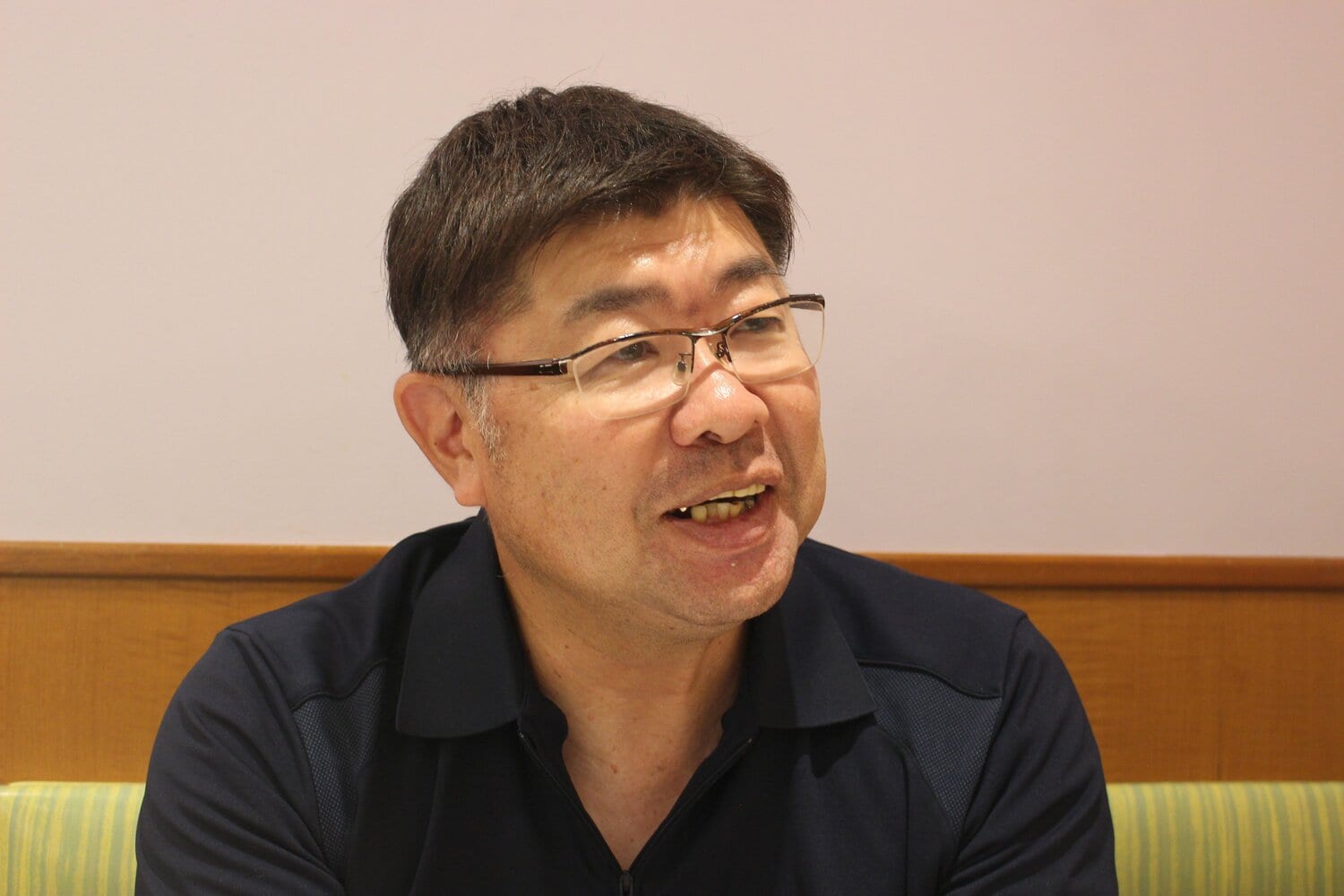 現在も日本製鉄で社業に励む森尾和貴。多忙のなかインタビューに応じてくれた ©Number Web