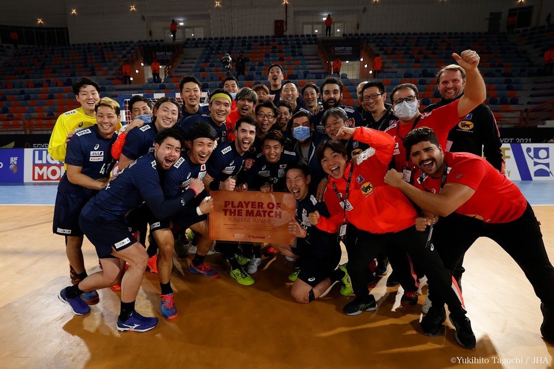 今年1月の世界選手権では24年ぶりの予選突破を果たしたハンドボール日本代表