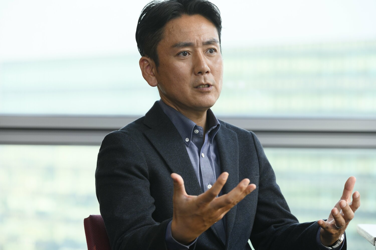 日本テレビ・蛯原アナウンサー　©︎Hiroshi Kamaya