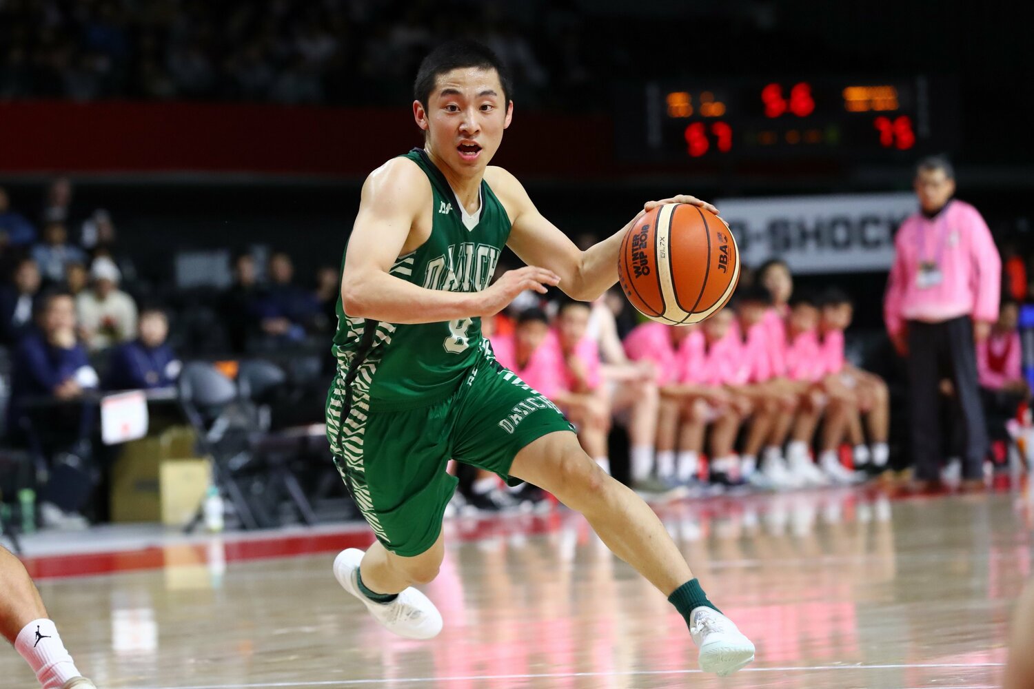 福岡第一高校時代の河村　©︎AFLO