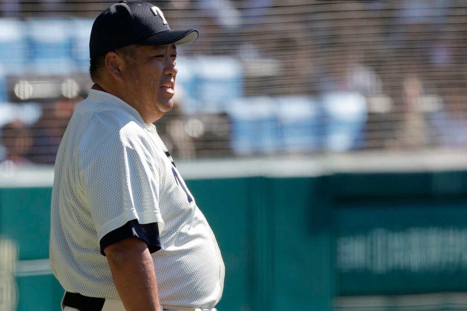 甲子園通算勝利数では最多記録を持つ西谷監督 ©Shigeki Yamamoto