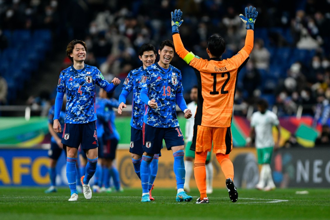 カタールW杯アジア最終予選は苦戦を強いられたが2位通過した　©Takuya Sugiyama/JMPA