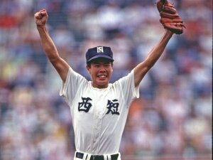 1992年夏の甲子園で驚異的な投球を見せた西日本短大附の森尾和貴。全5試合で完投し4完封、防御率0.20をマークし「鉄腕」と称された
