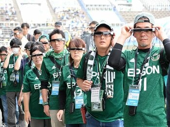 サッカー観戦とARは相性が良すぎ。松本山雅のスタジアム“拡張”計画。＜Number Web＞ photograph by J.LEAGUE PHOTOS