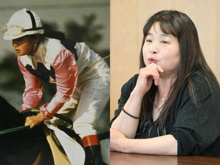 「出産しても、またレースに乗ろうと思っていた。でも…」21歳で笠松の先輩騎手と結婚、“女性騎手1期生”中島広美48歳が語る「復帰をあきらめた理由」＜Number Web＞ photograph by Hiromi Taguchi(L)/Keiji Ishikawa(R)