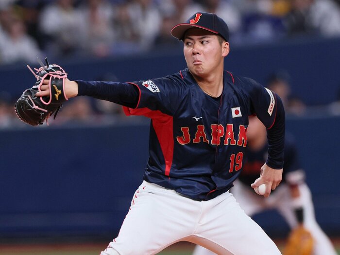 侍ジャパンで先発抜擢“ノーヒット＆4奪三振快投”関西大・金丸夢斗21歳とは何者なのか？…「関西リーグで18連勝中」「目標はカブス・今永」＜Number Web＞ photograph by Sankei Shimbun