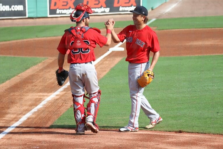 レッドソックス時代の澤村　©Yuki Yamada