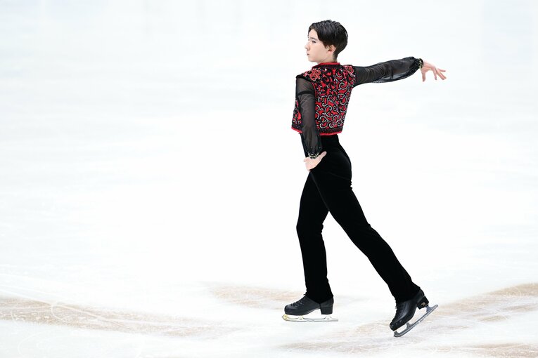 中田璃士、全日本選手権ショートの演技　©︎Asami Enomoto