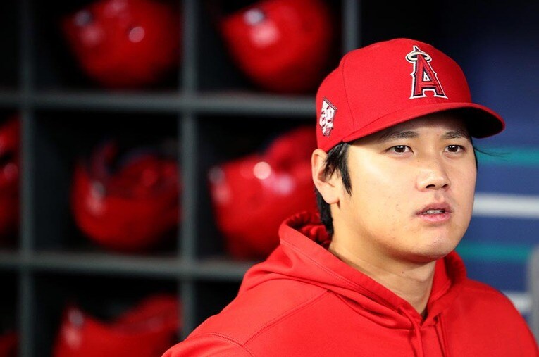 発売中のNumber『大谷翔平2021完結編』で、今季を振り返るロングインタビューに応じた ／ photograph by Getty Images